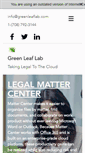 Mobile Screenshot of greenleaflab.com